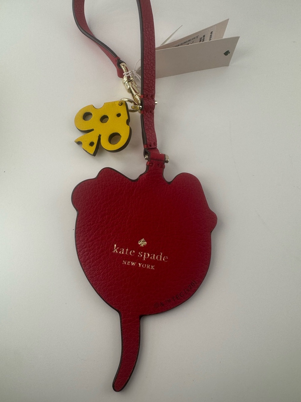 NWT Kate Spade x Tom & Jerry Jerry Bag Charm Keychain Rare Collectible NWT - Picture 3 of 6